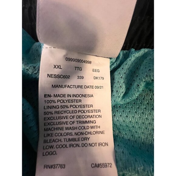 Nike Men's Swim Shorts,‎ XXL, Turquoise & Black - Picture 6 of 10
